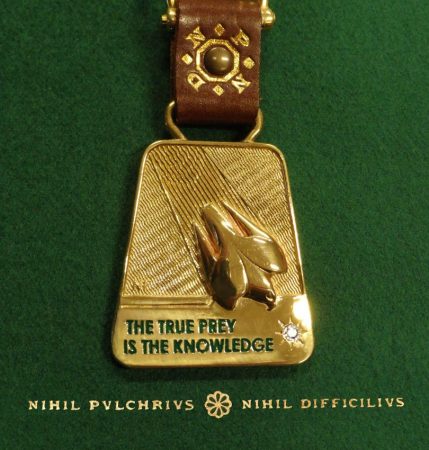 Falconry Keychain- The true prey 83JPG